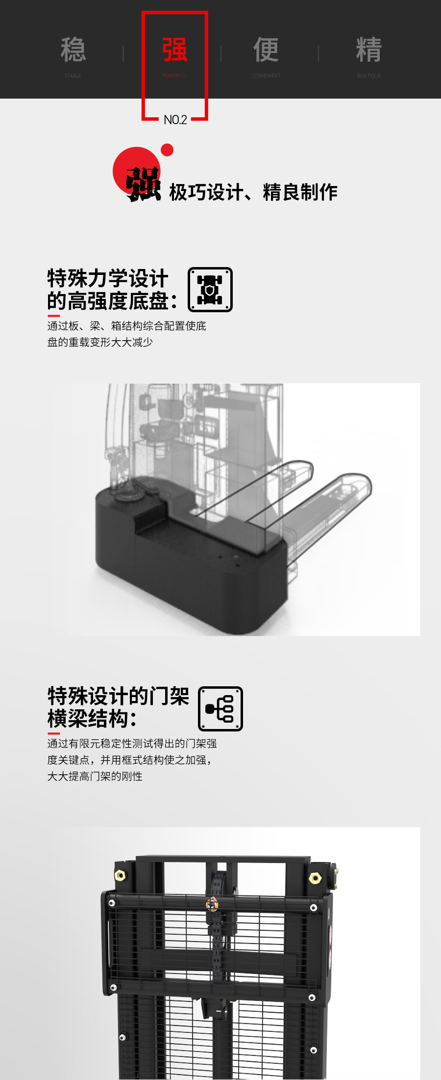 中力EST152Z步行式全電動(dòng)堆高車(chē)